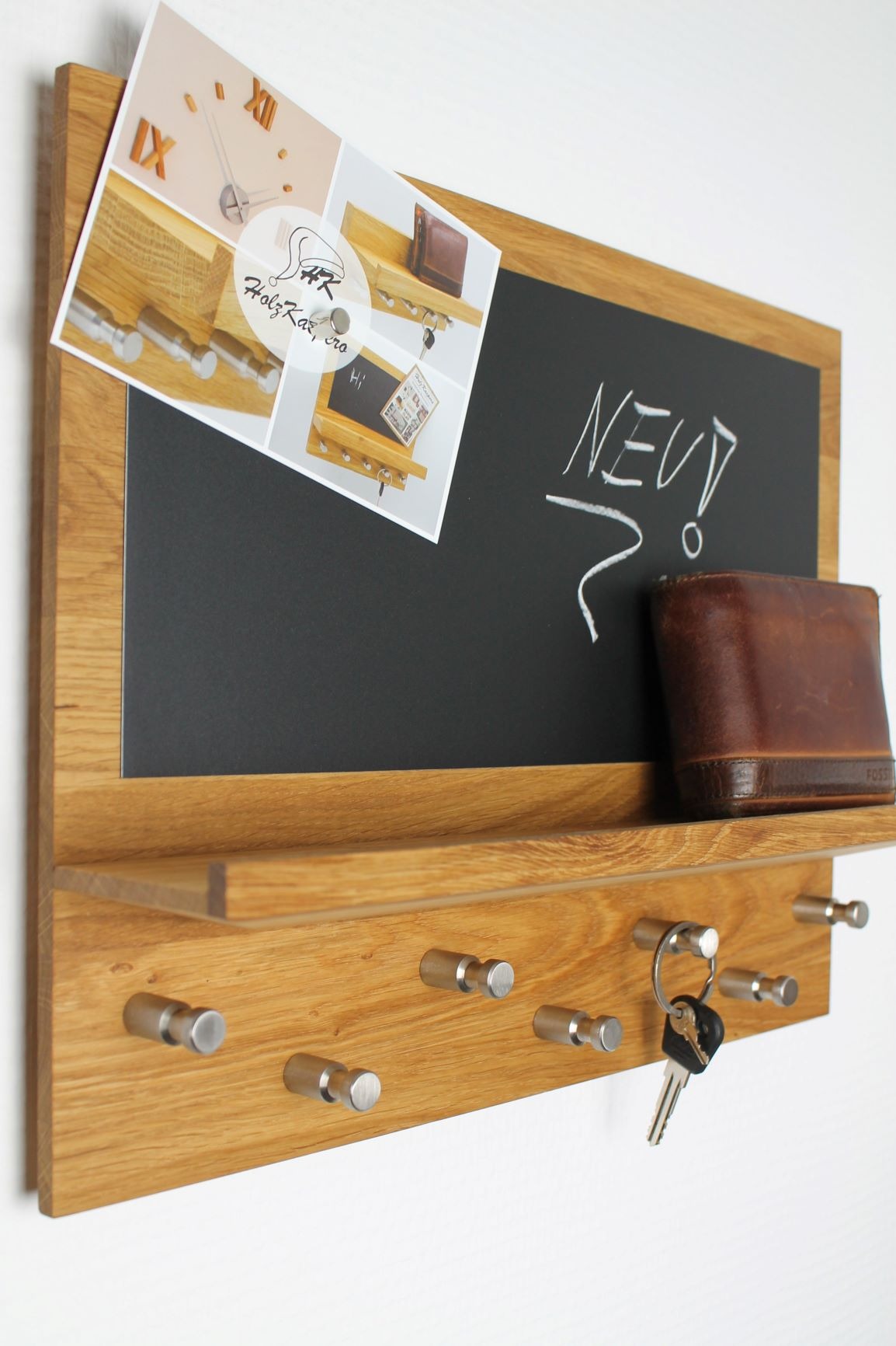 HolzKaspero Schlüsselboard KasperoKey schwebende Magnettafel - Holzkaspero