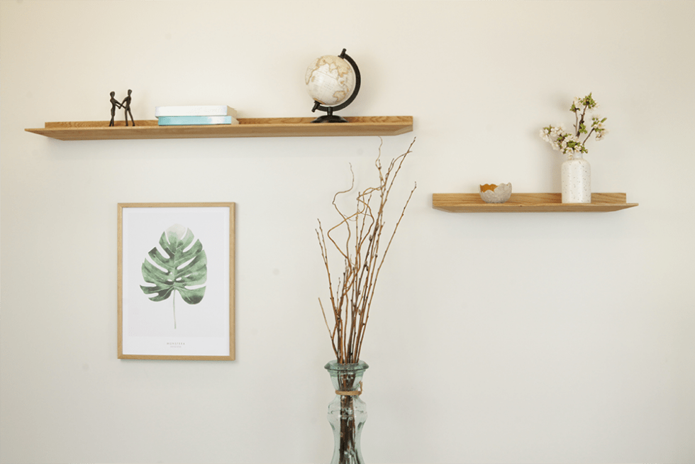 Wandregal Wildeiche - Holzkaspero